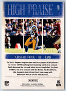 2018 Panini Classics High Praise Marshall Faulk