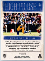 2018 Panini Classics High Praise Marshall Faulk #12