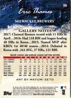 2017 Topps Gallery Eric Thames #90