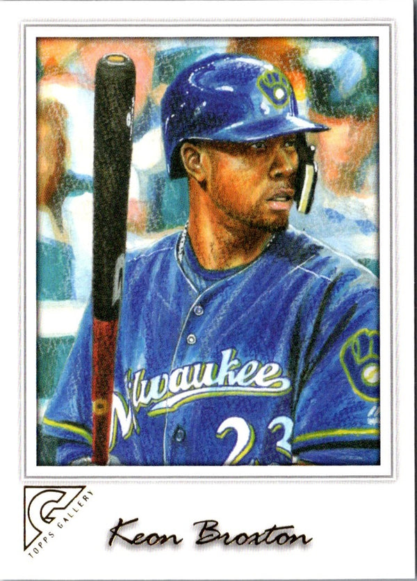 2017 Topps Gallery Keon Broxton #112