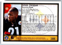 2011 Topps Football Amos Zereoue #332
