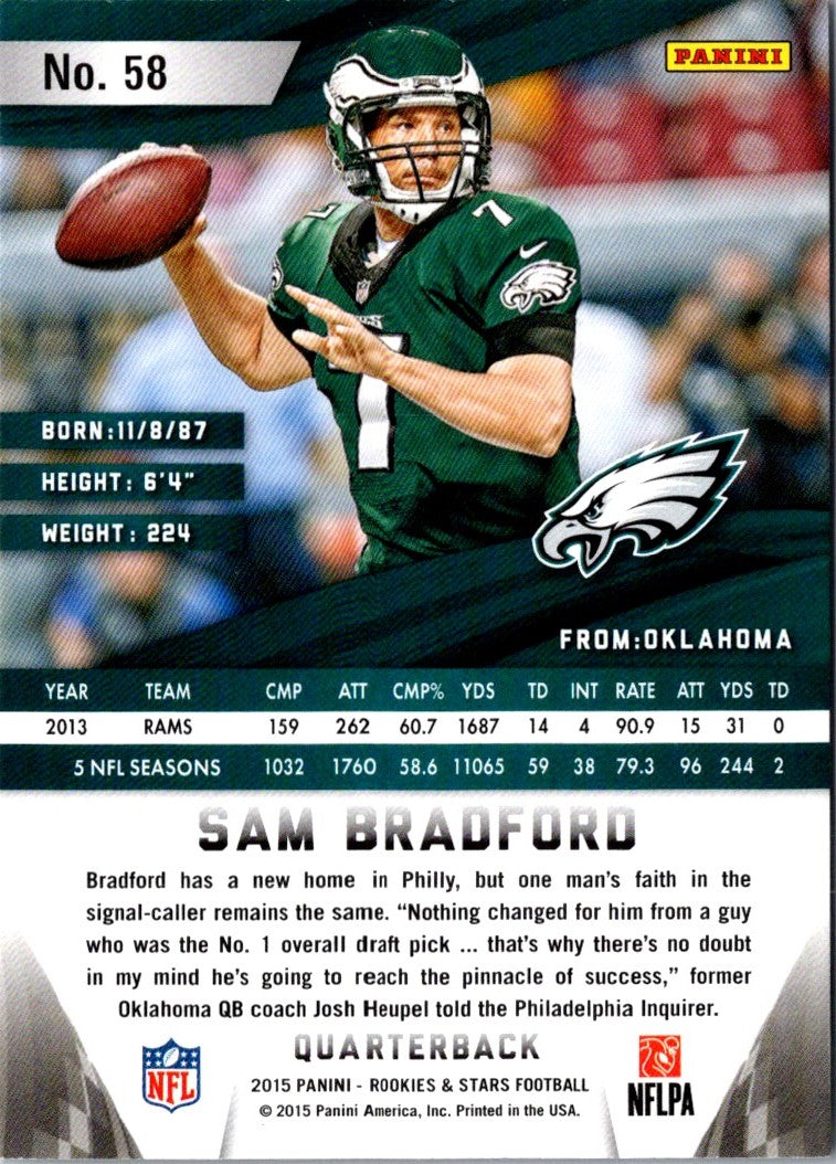 2015 Panini Rookies & Stars Sam Bradford