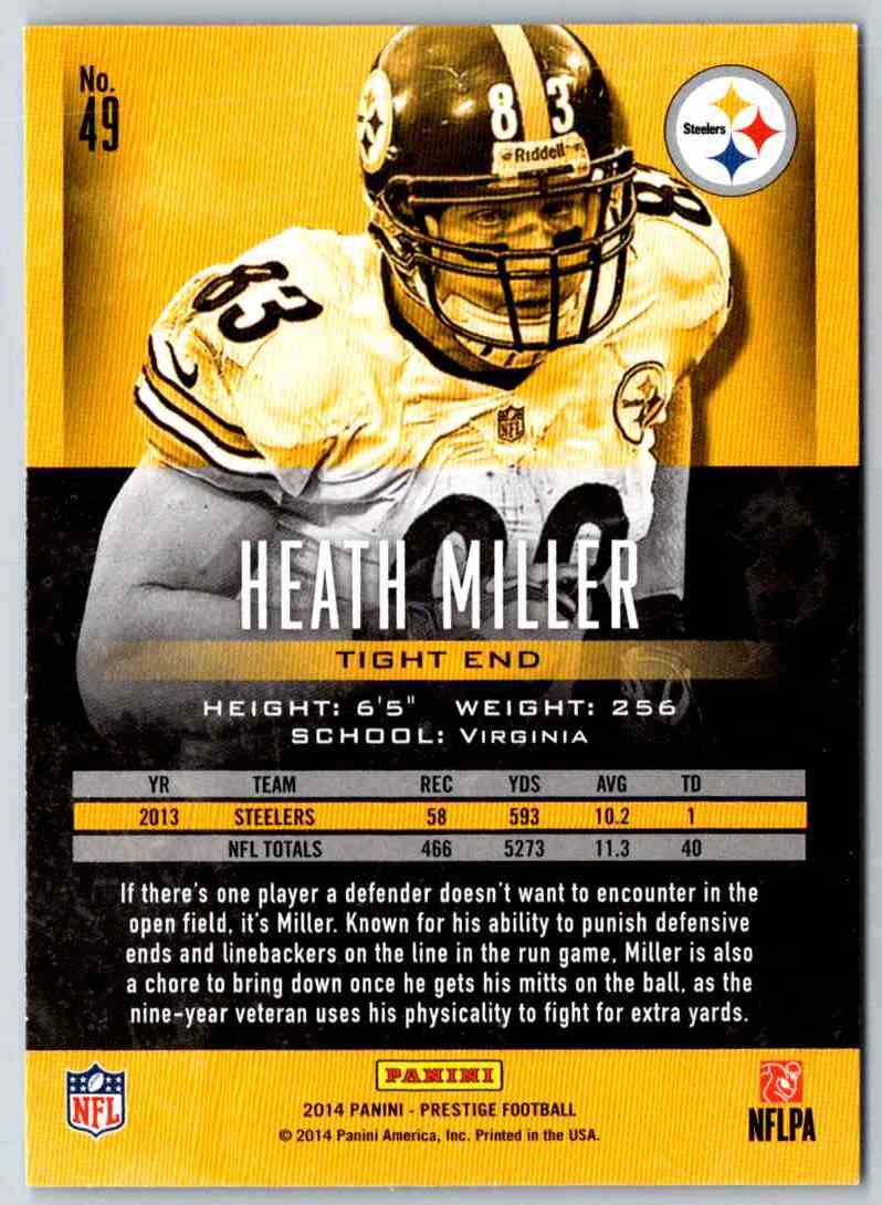 2014 Prestige Heath Miller