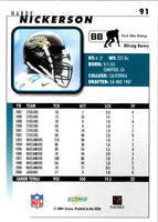 2001 Score Hardy Nickerson #91
