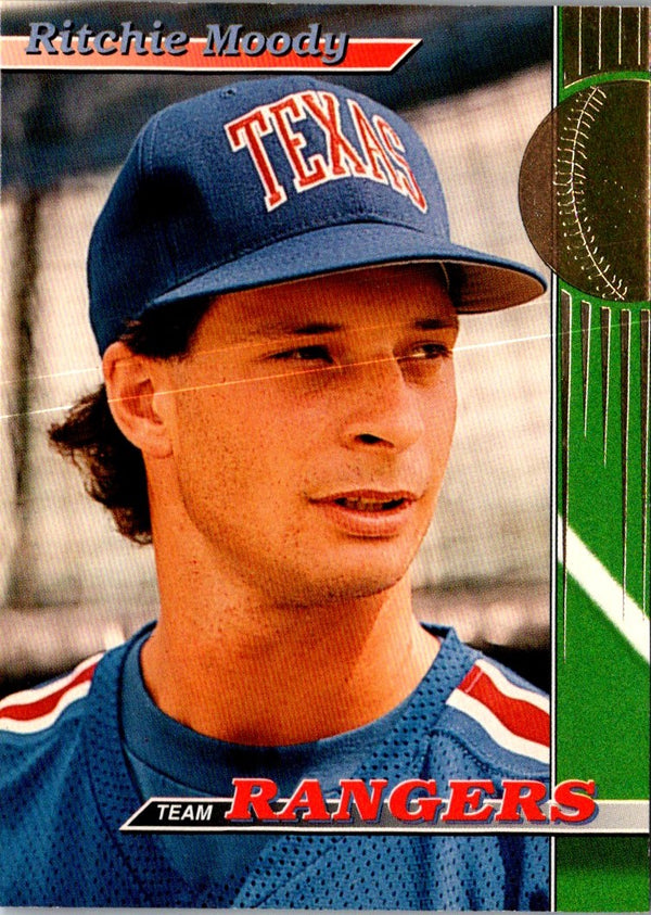 1993 Stadium Club Texas Rangers Ritchie Moody #2