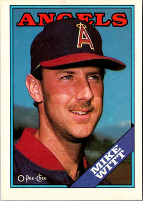 1988 O-Pee-Chee Mike Witt #270