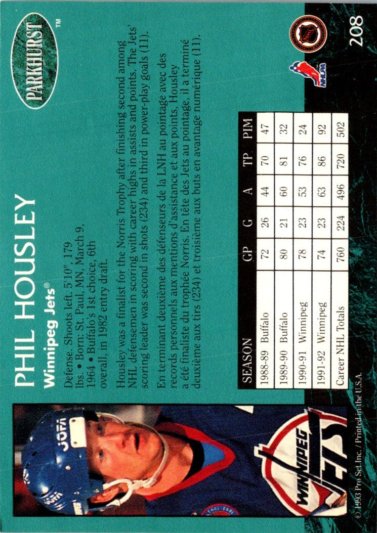 1992 Parkhurst Phil Housley