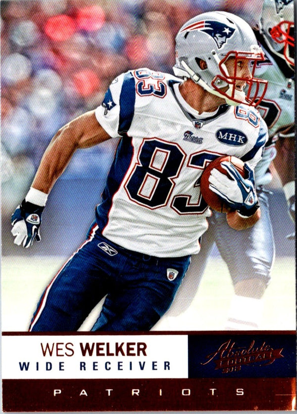 2012 Panini Absolute Wes Welker #36