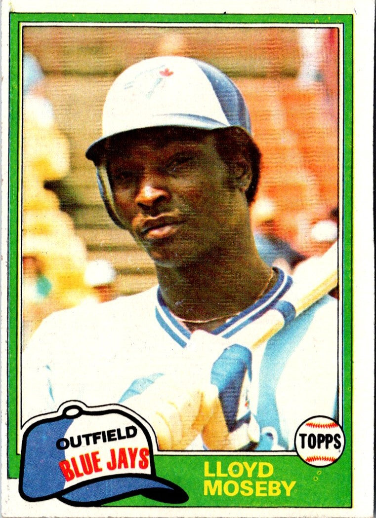 1981 Topps Lloyd Moseby