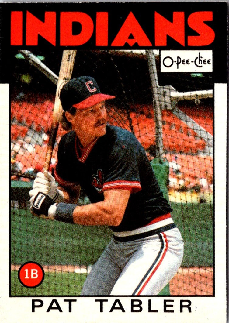 1986 O-Pee-Chee Pat Tabler