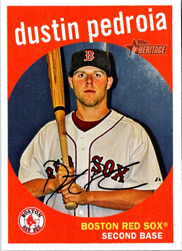 2008 Topps Heritage Dustin Pedroia #73