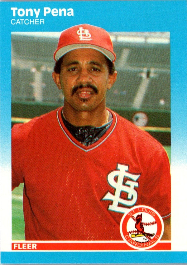 1987 Fleer Update Glossy Tony Pena #U-98