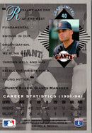 1994 Leaf Limited Rikkert Faneyte