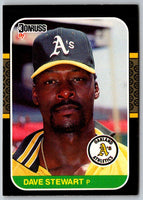 1986 Donruss Dave Stewart #619