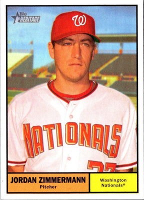 2010 Topps Heritage Jordan Zimmermann #255