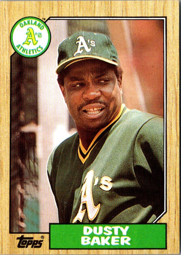 1987 Topps Dusty Baker #565