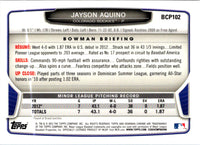 2013 Bowman Chrome Prospects Jayson Aquino #BCP102
