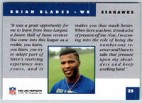 1991 ProLine Brian Blades #25