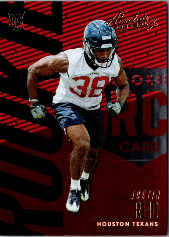 2018 Panini Absolute Justin Reid #140 Rookie
