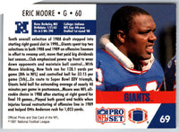 1991 Pro Set Eric Moore #69