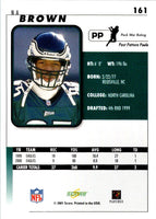 2001 Score Na Brown #161