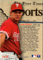 1995 Fleer Update Headliners Lenny Dykstra #8