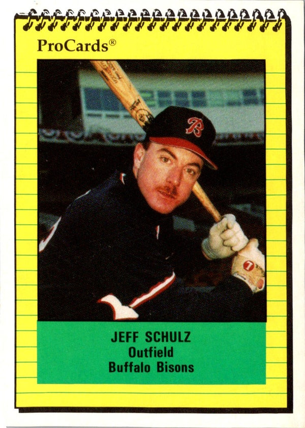 1991 ProCards Jeff Schulz #554