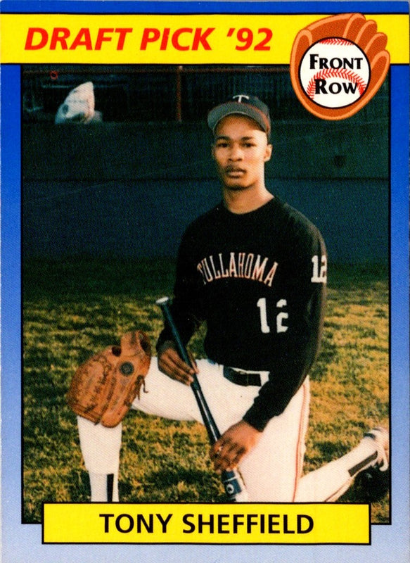 1992 Front Row Draft Picks Tony Sheffield #17