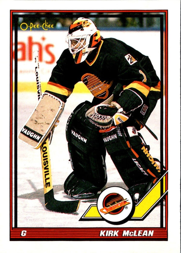 1991 O-Pee-Chee Kirk McLean #221