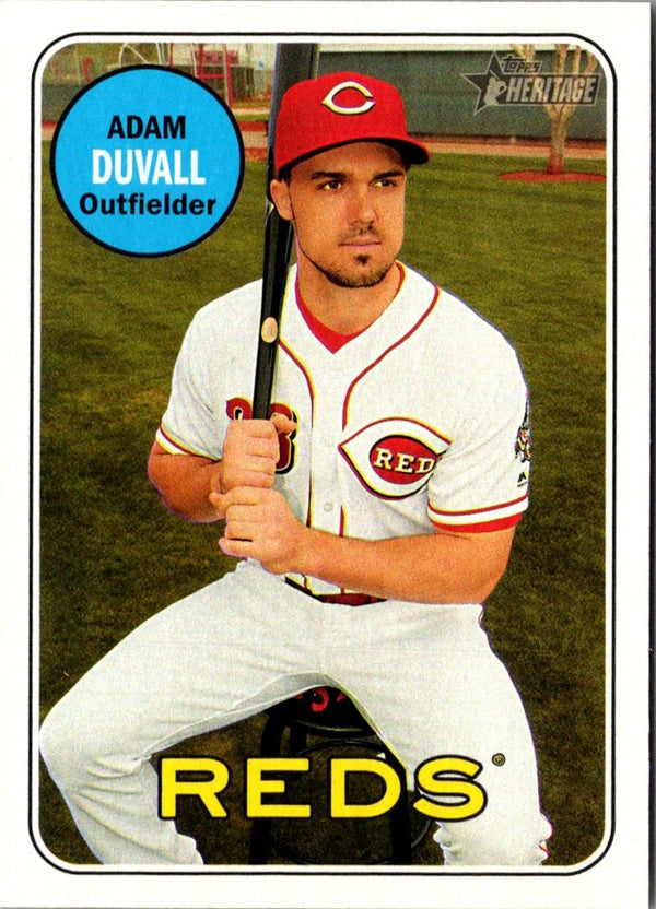 2018 Topps Heritage Adam Duvall #89