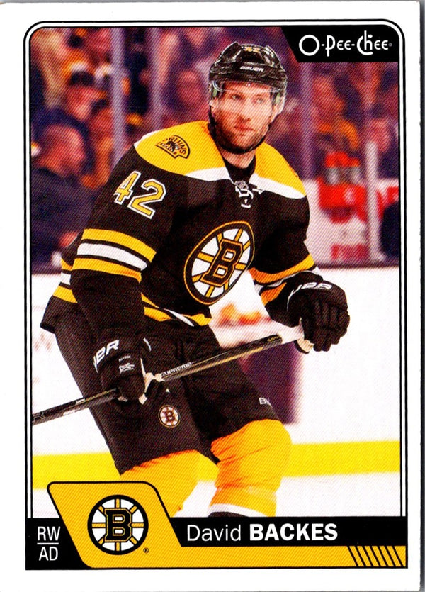 2016 Upper Deck O-Pee-Chee Update David Backes #662