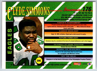 1993 Bowman Football Clyde Simmons #176