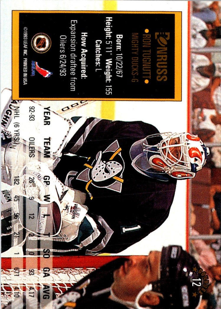 1993 Donruss Ron Tugnutt