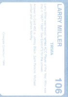 1989 Collegiate Collection North Carolina's Finest Larry Miller #106