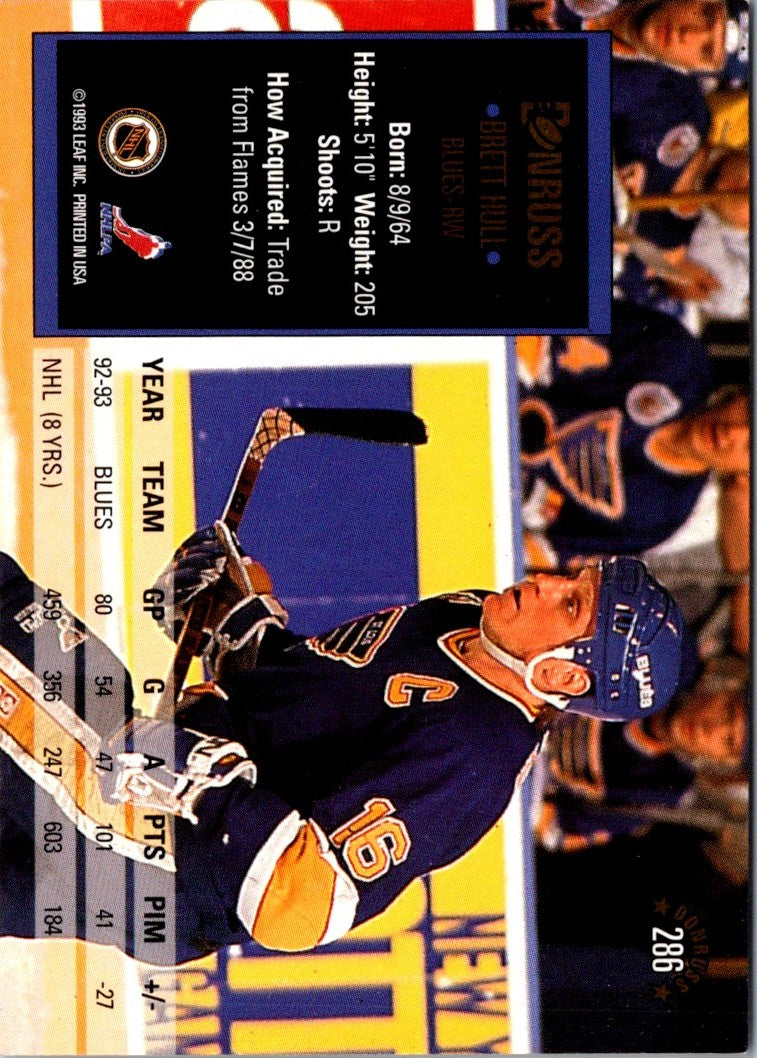 1993 Donruss Brett Hull
