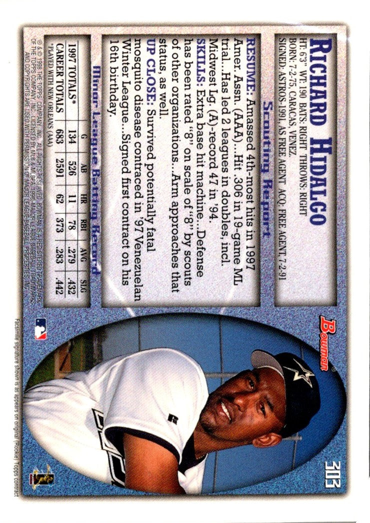 1998 Bowman Richard Hidalgo