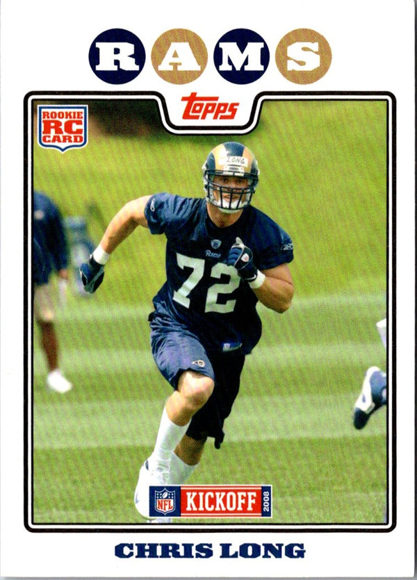 2008 Topps Kickoff Chris Long #214 Rookie