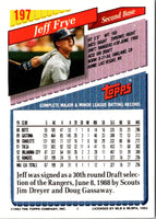 1993 Topps Jeff Frye #197