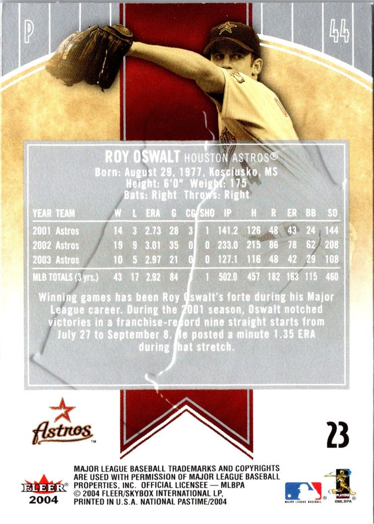 2002 SP Authentic Roy Oswalt