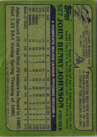 1982 Topps John Henry Johnson #527