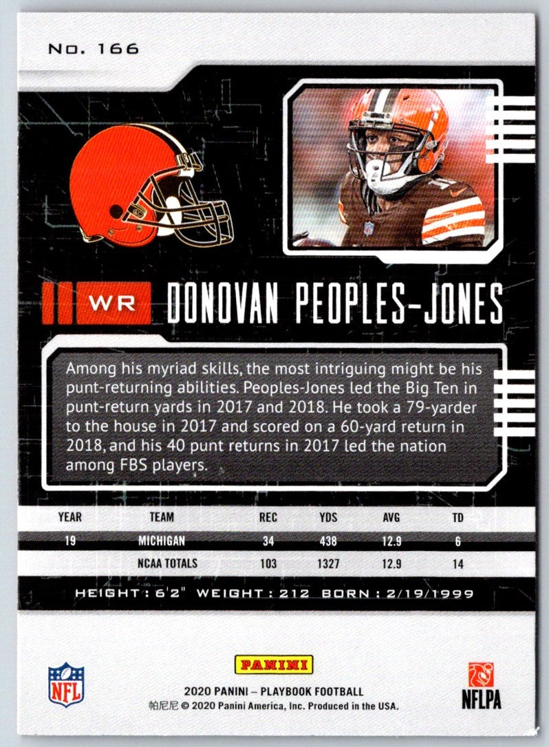 2020 Panini Absolute Donovan Peoples-Jones