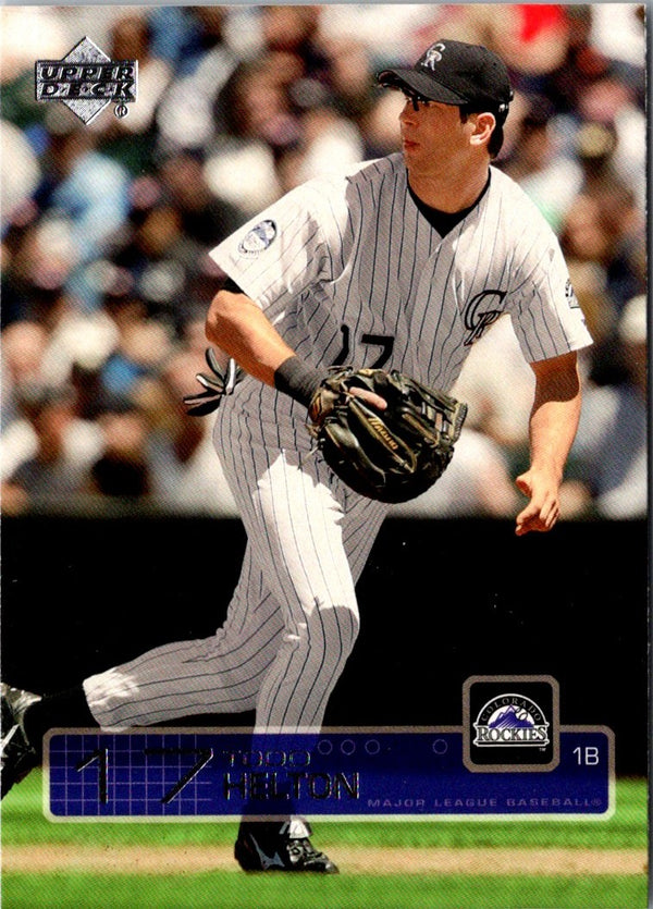 2003 Upper Deck Todd Helton #495