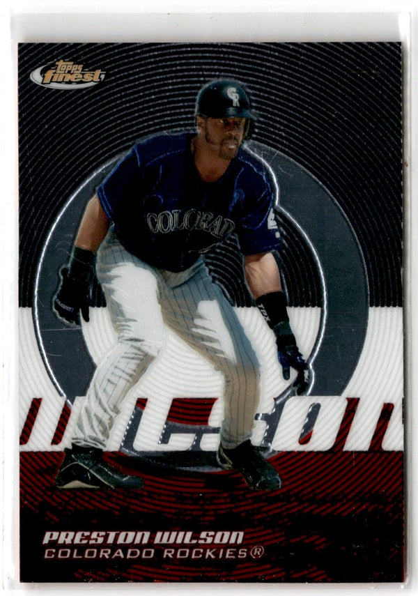 2005 Finest Preston Wilson #118