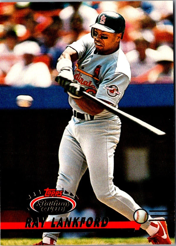 1993 Stadium Club First Day Production Ray Lankford #49