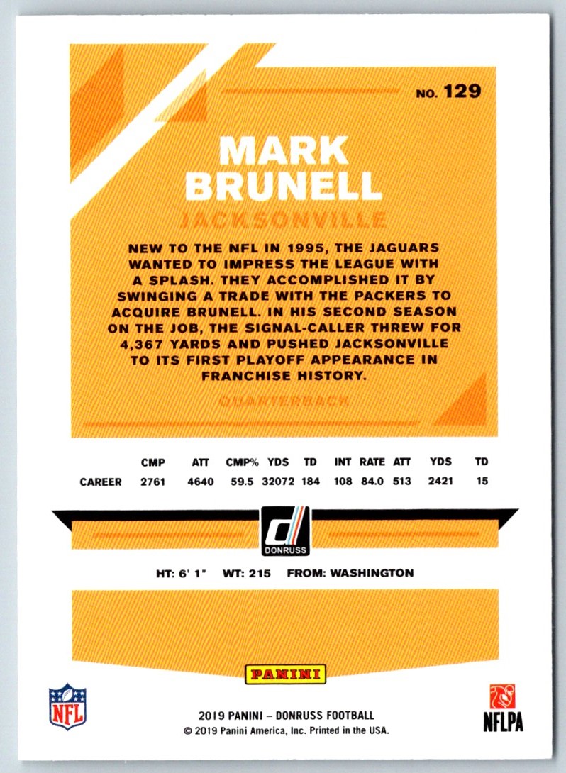 2019 Donruss Mark Brunell