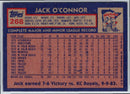 1984 Topps Jack O'Connor