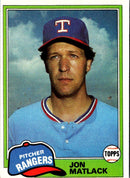1981 Topps Jon Matlack