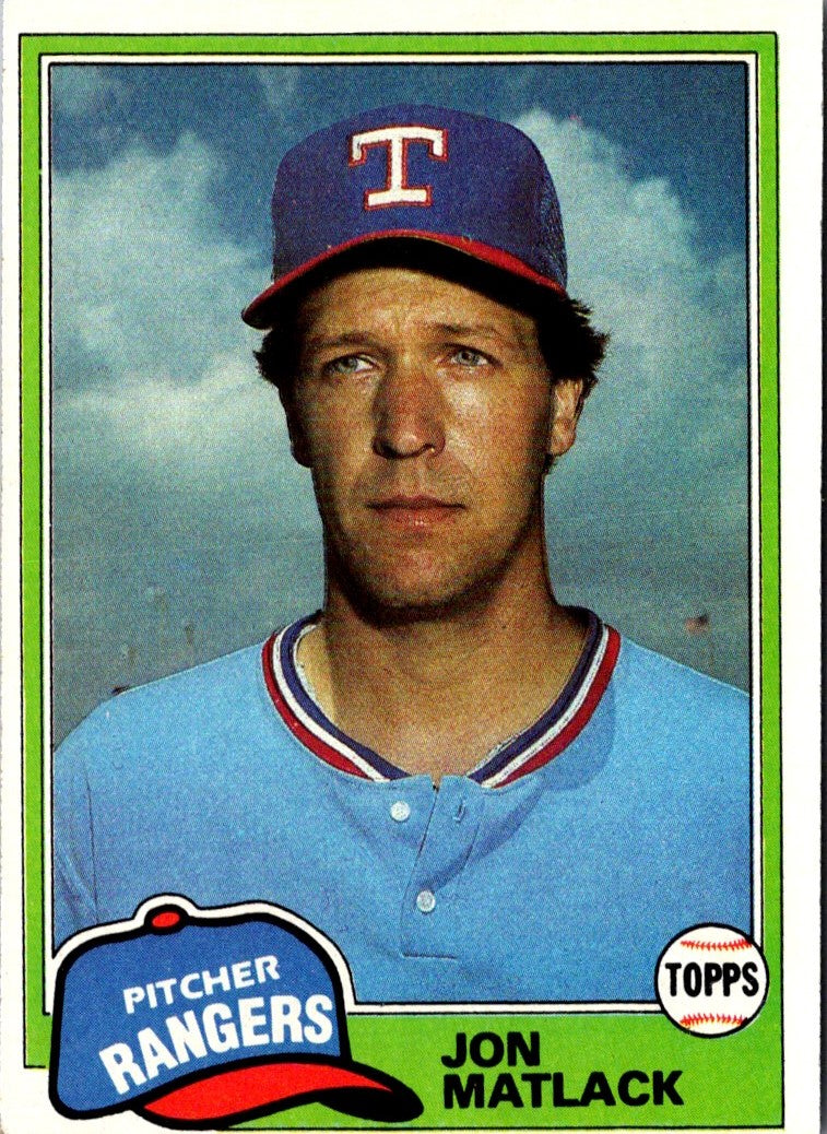 1981 Topps Jon Matlack