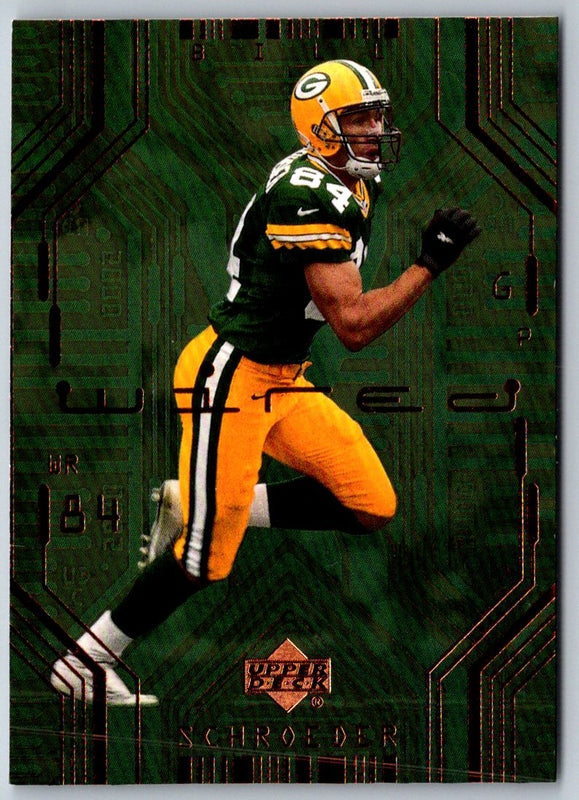 2000 Upper Deck Wired Bill Schroeder #W15