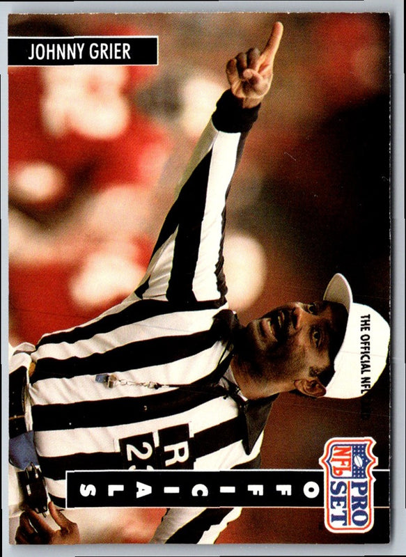 1991 Pro Set Johnny Grier #360